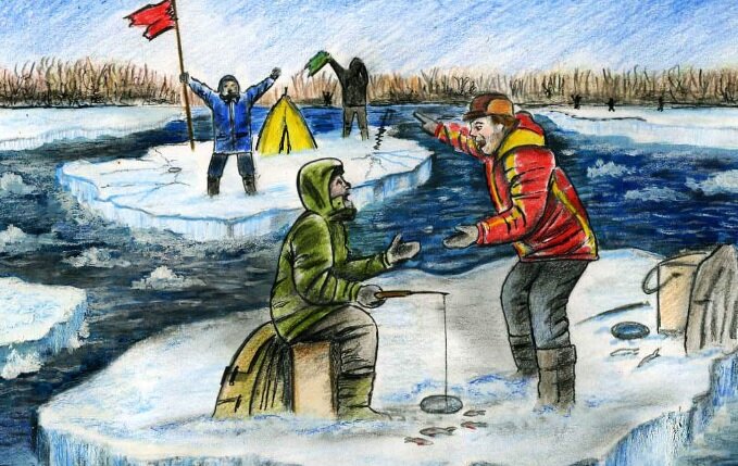 Правила поведения на льду во время зимней рыбалки | Рыбалка с душой. В  Заплыв | Дзен