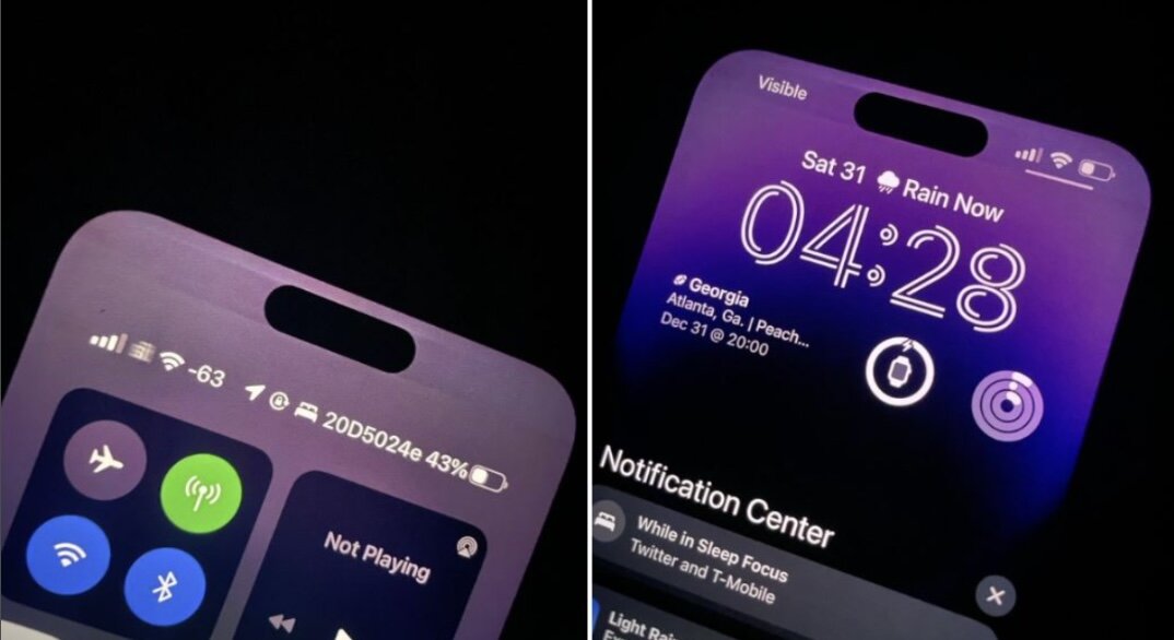 Обычно следы появляются там, где расширяется Dynamic Island, когда приходят уведомления. 
Как правило, OLED-экраны выгорают из-за того, что долго показывают одну и ту же картинку. Но в данном случае изображение на верхней области дисплея постоянно меняется.
Сотрудники Apple сообщили владельцу iPhone 14 Pro Max с выгоревшим экраном, что не знают причины такого поведения дисплея, но предложили бесплатно заменить его по расширенной гарантии AppleCare+.
Другой владелец iPhone 14 Pro пожаловался, что его дисплей начал выгорать всего спустя месяц. Пока он не обращался в сервисный центр Apple.
Согласно форуму 4PDA, по теме про iPhone 14 Pro и 14 Pro Max размещено более полутора тысяч сообщений, но выгорание упоминается всего в четырёх. Обычно на него жалуются владельцы с включённой функцией Always on Display. 
В Apple Insider предположили, что остаточное изображение может возникнуть из-за заводского брака, либо, если оставить экран включённым на максимальной яркости и запустить воспроизведение музыки в фоне для расширения Dynamic Island.
Ранее пользователи iPhone 14 Pro начали жаловаться на работу интерактивной области Dynamic Island в районе выреза экрана. Например, при разблокировке лица по Face ID область перемещалась в правую верхнюю часть дисплея.
Между тем в App Store уже появилась игра, главная механика которой завязана на отбивании шарика о Dynamic Island. Игра Hit the island использует механику классической игры Pong, но вместо второй платформы задействует вырез для камеры и датчиков в iPhone 14.