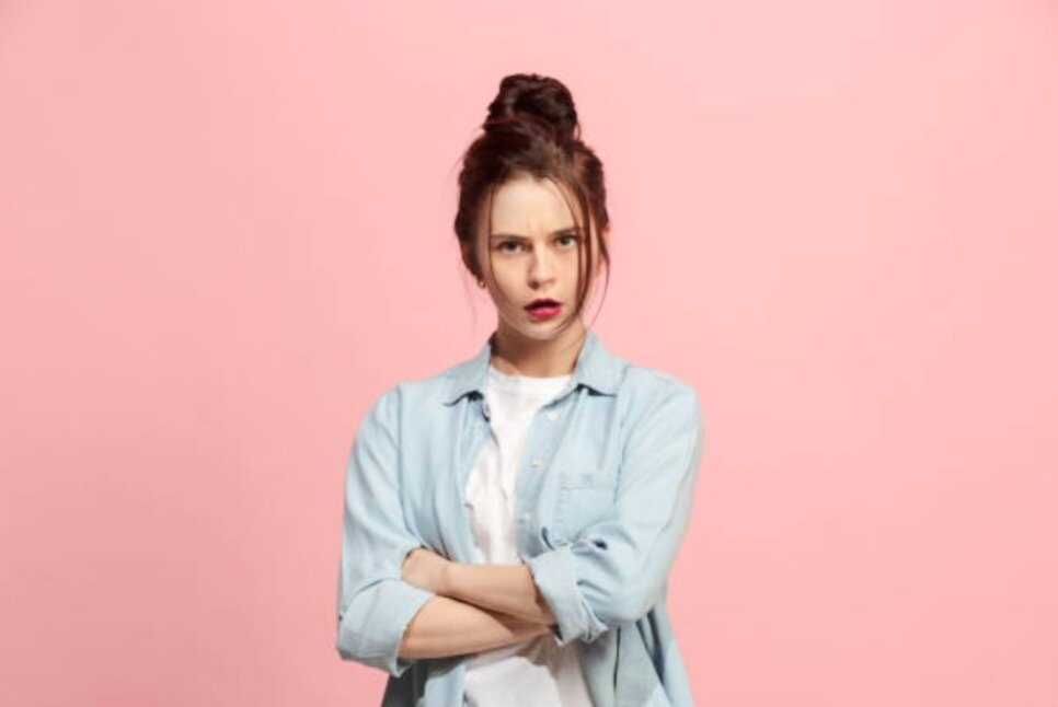 Недовольное лицо после общения