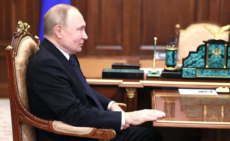 В. Путин, источник: пресс-служба Кремля (kremlin.ru)