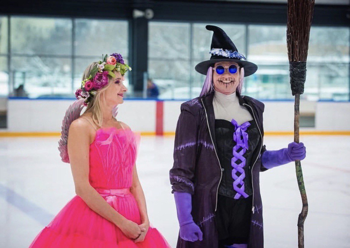 Оксана Домнина и Роман Костомаров. Фото: соцсети Ильи Авербуха