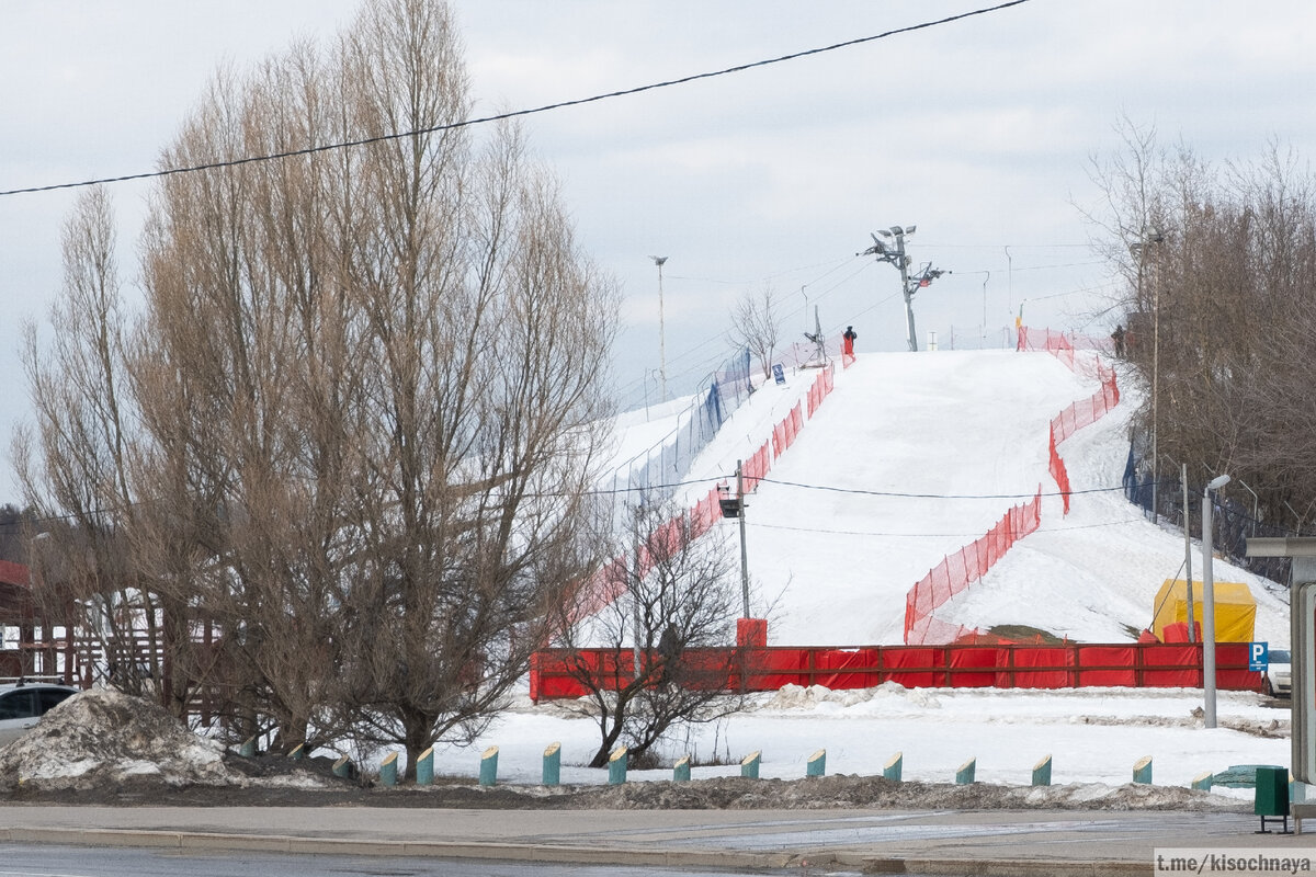 Горнолыжный склон в Ясенево 