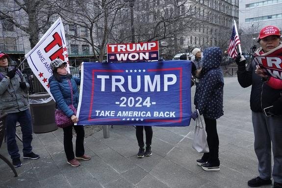    Сторонники Дональда Трампа в Нью-Йорке, Catherine Nance / globallookpress.com