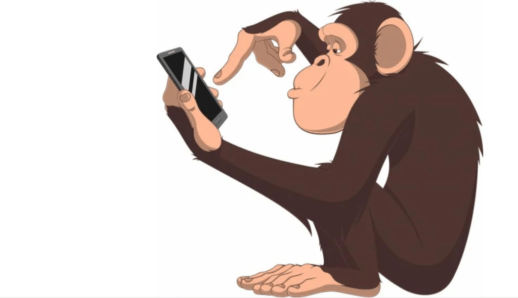 Источник: https://ru.depositphotos.com/vector-images/компьютер-обезьяны.html