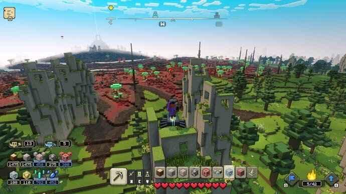 Вышла стратегия Minecraft Legends.