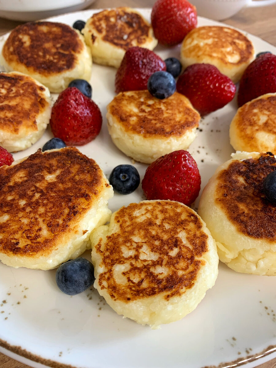 Свежеприготовленные сырники 