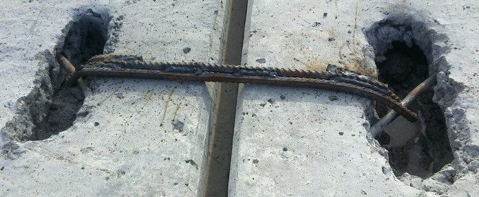 Увязка рядомлежащих плит перекрытий