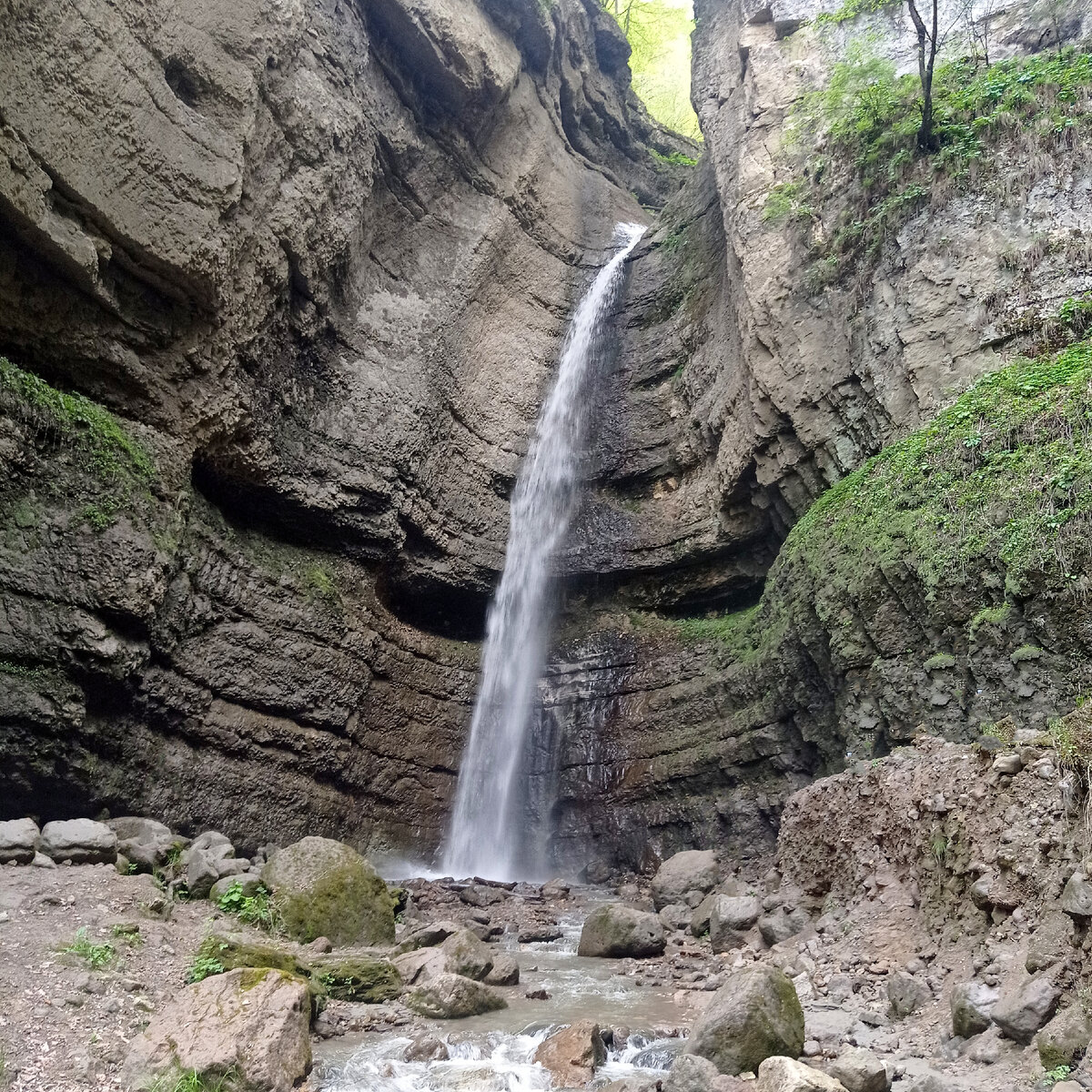 Чегемский водопад карта