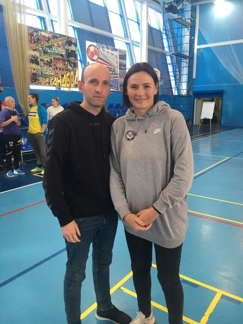 Михаил Усов и олимпийская чемпионка Майя Петрова