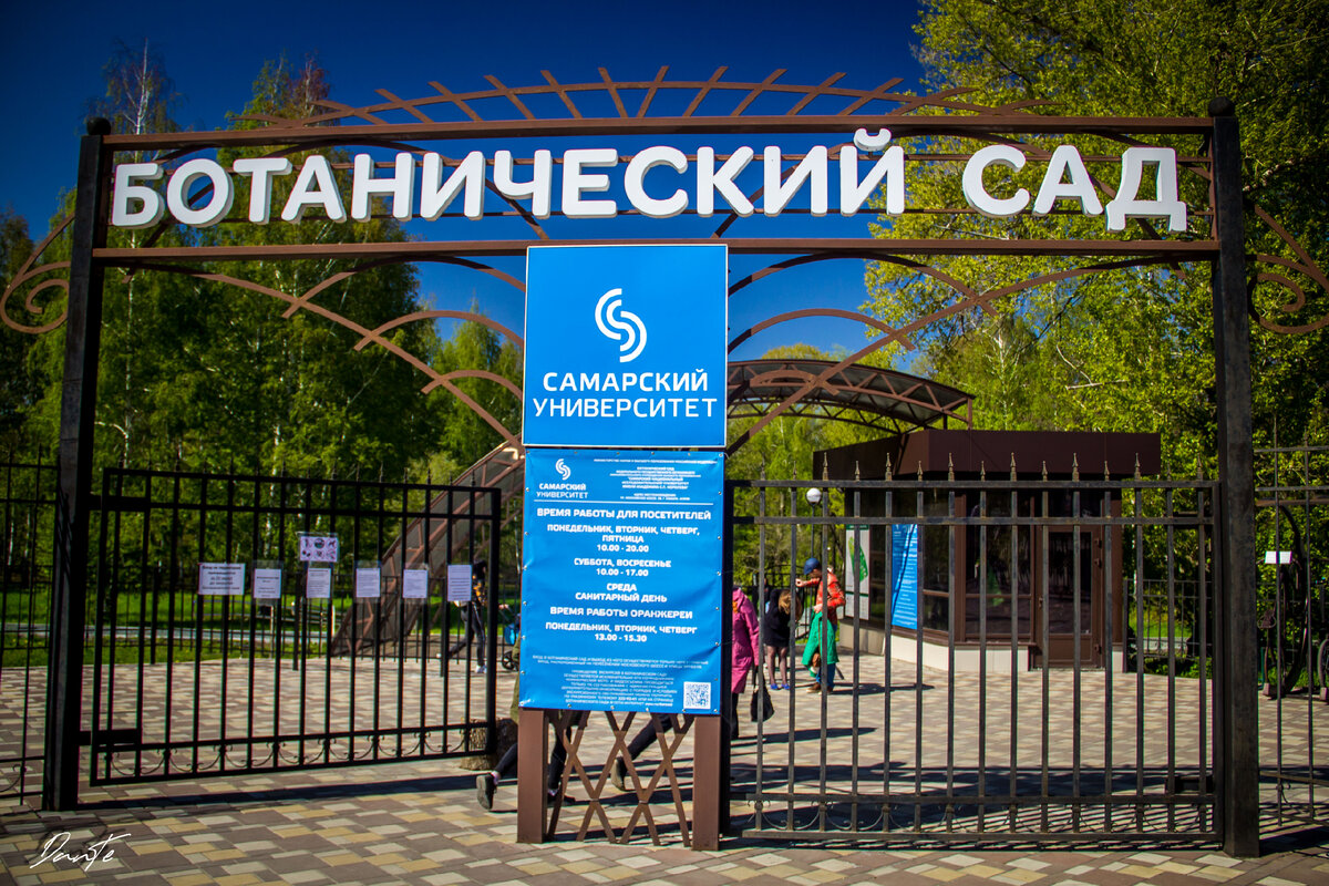 Ботанический сад самара карта