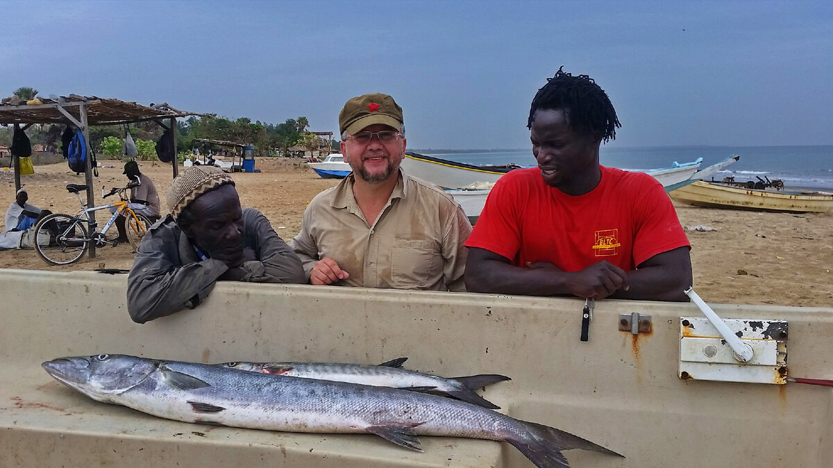 С барракудой или морской щукой
