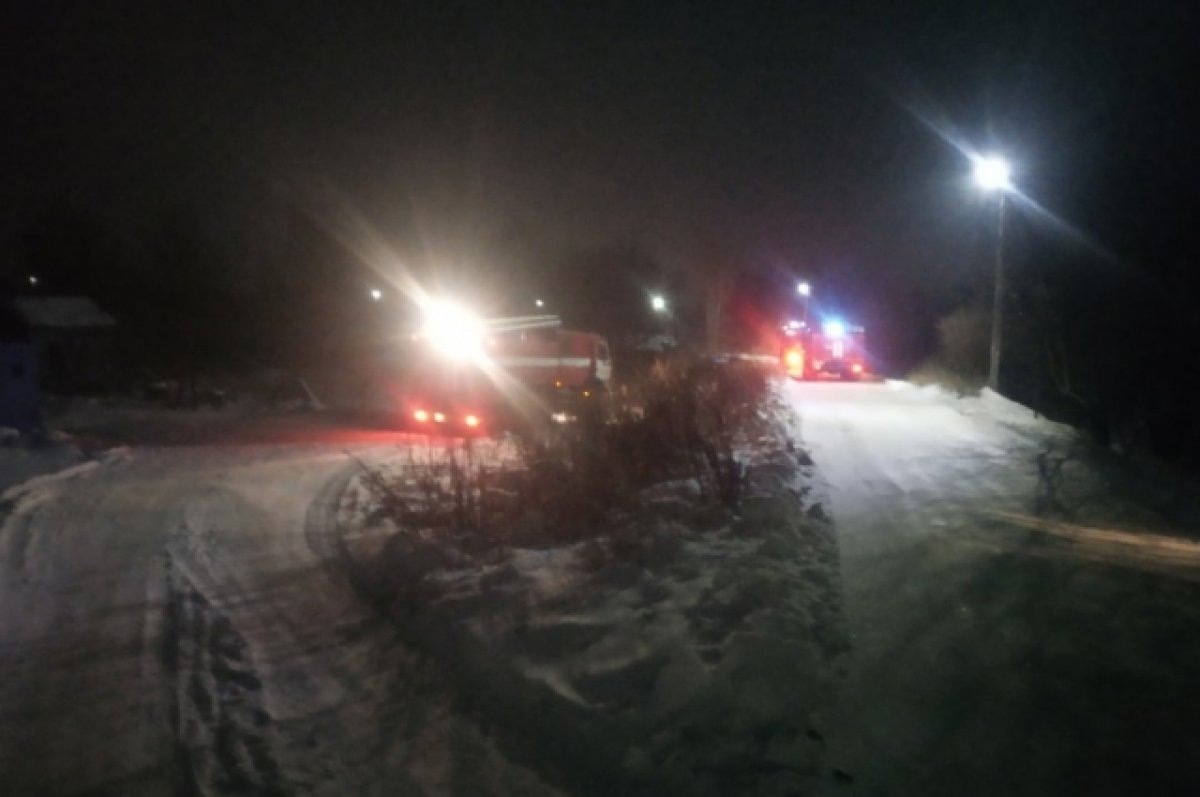    На пожаре в двухквартирном доме под Тверью погиб человек