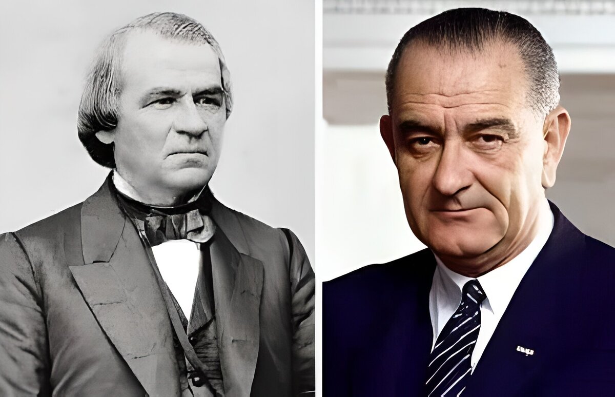                      Эндрю Джонсон                                                      Линдон Джонсон