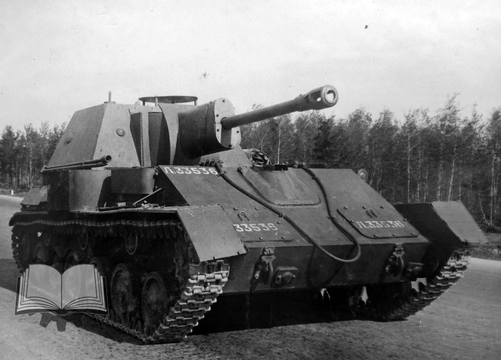 СУ-76 (СУ-12) на НИБТ Полигоне, весна 1943 года.