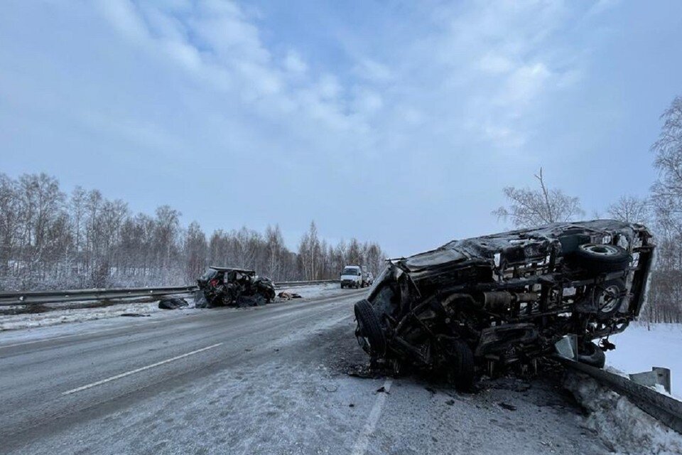     Врачи оценили пострадавших в страшном ДТП со сгоревшей скорой под Новосибирском. Фоото: прокуратура НСО.