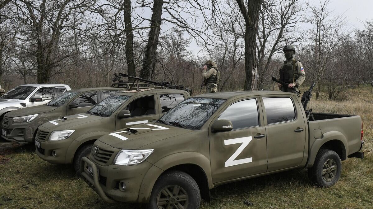    Военнослужащие добровольческого батальона имени Судоплатова в Запорожской области© РИА Новости / Константин Михальчевский