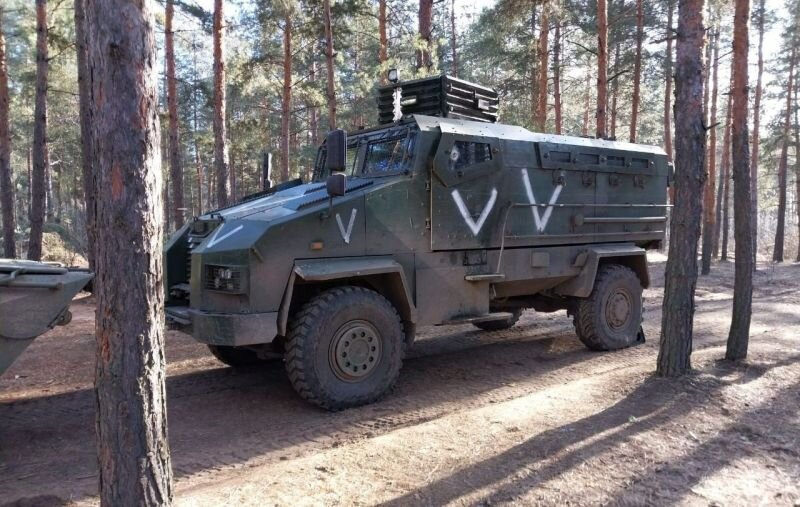 Захваченный у ВСУ турецкий бронеавтомобиль Kirpi теперь исправно служит российским десантникам, источник – Военный Осведомитель