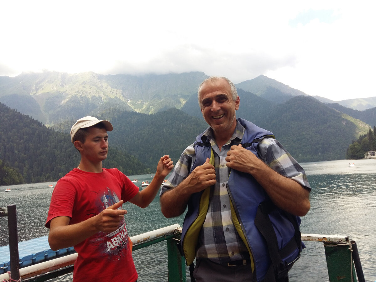 На озере Рица. 13.08.2016