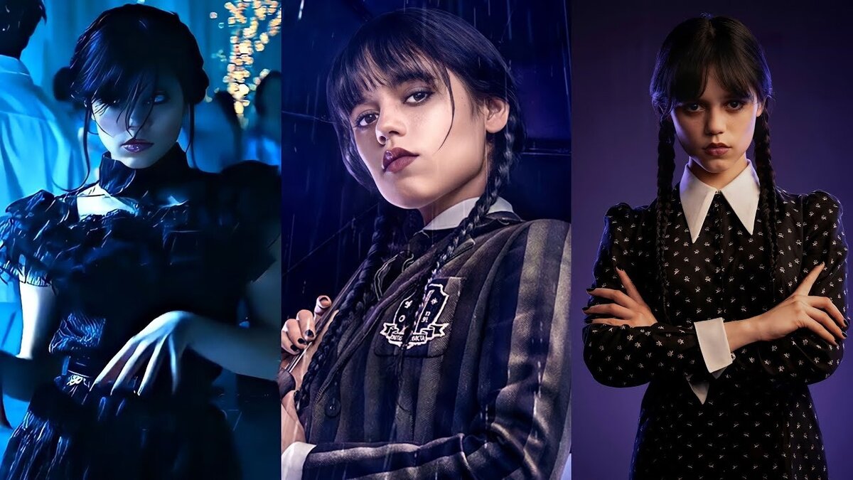 Костюмы Уэнсдей из сериала. Листай, чтобы увидеть больше фото