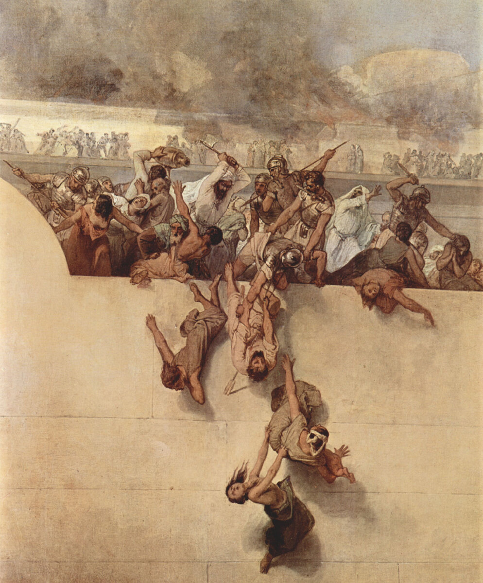 Осада иерусалима 70 г н. Взятие иерусалима крестоносцами 1099. Австрийский художник иоганн георг платцер (1704-1761),. Разрушение храма в иерусалиме 70 г. Император тит разрушение иерусалима.