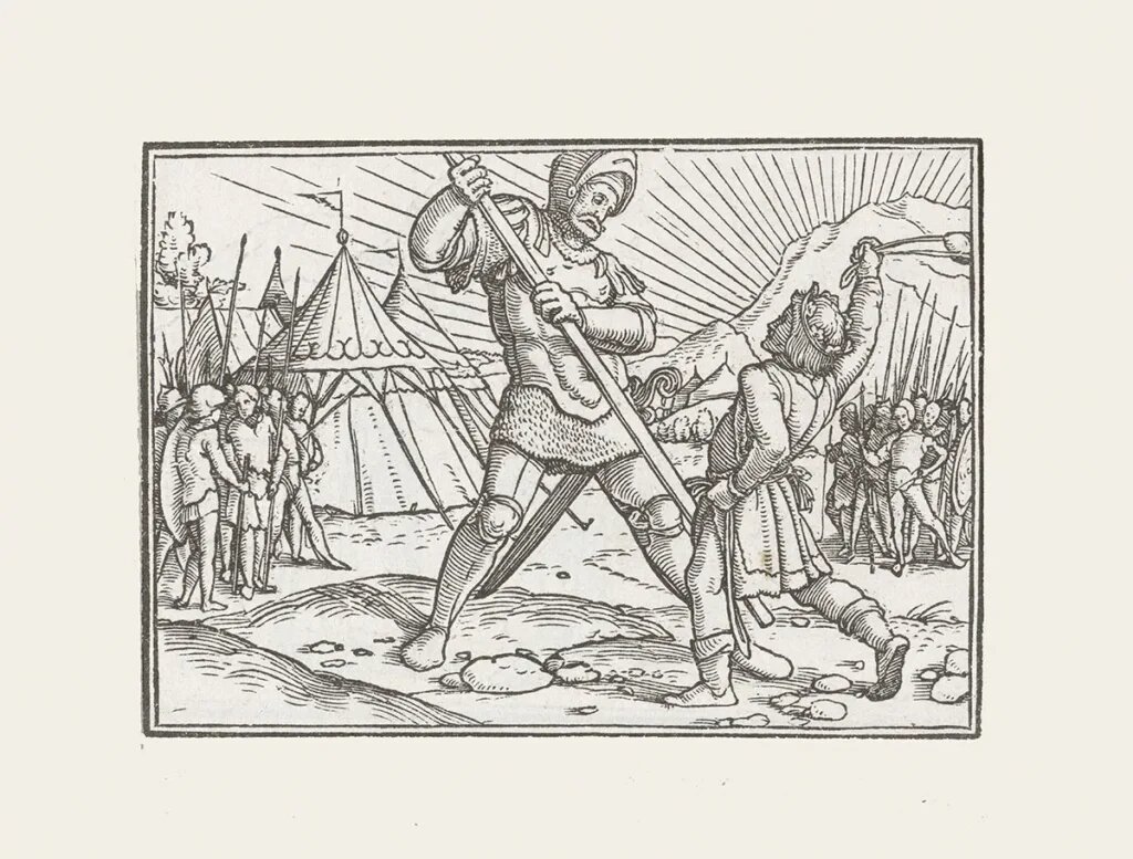 Ганс Гольбейн младший. Давид и Голиаф. 1530 г.