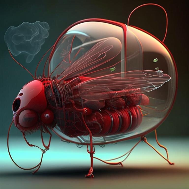 В этот раз наш кремниевый иллюстратор дал маху, это смесь дрозофилы и аппарата для вентиляции легких