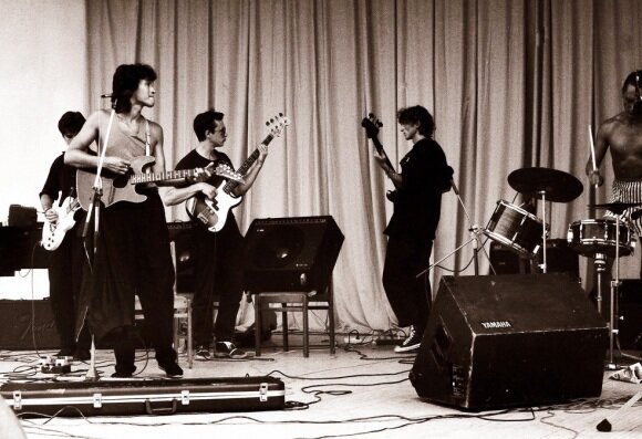 "КИНО" в Алуште .1988 год. фото - А. Кадников