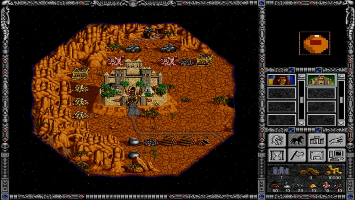 Типичная карта кампании. Хороший старт