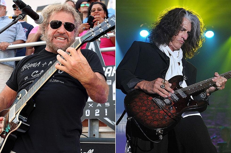 Сэмми Хагар и Джо Перри, коллаж UCR