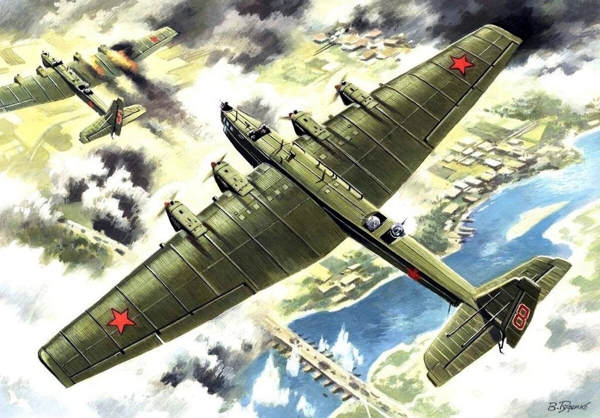 Тяжелый бомбардировщик ТБ-3