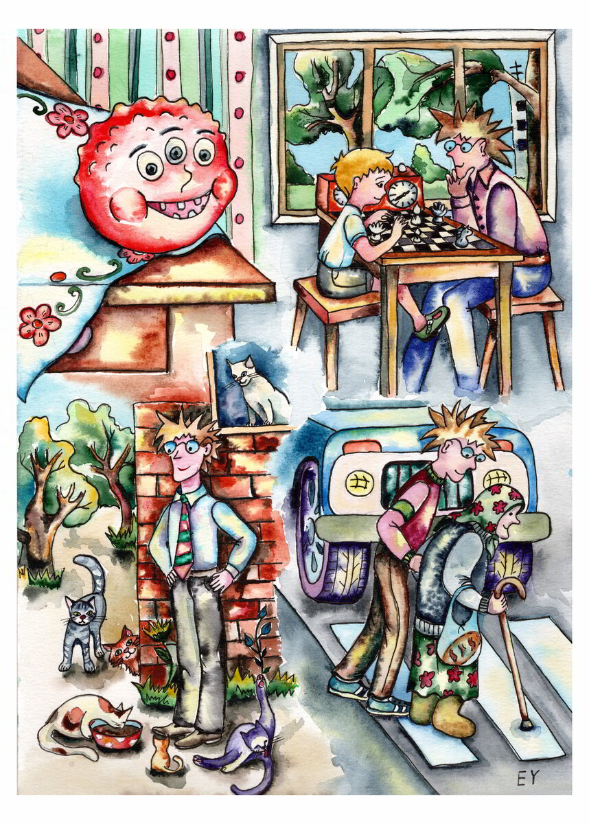 Иллюстрация - Евгения Янцен.