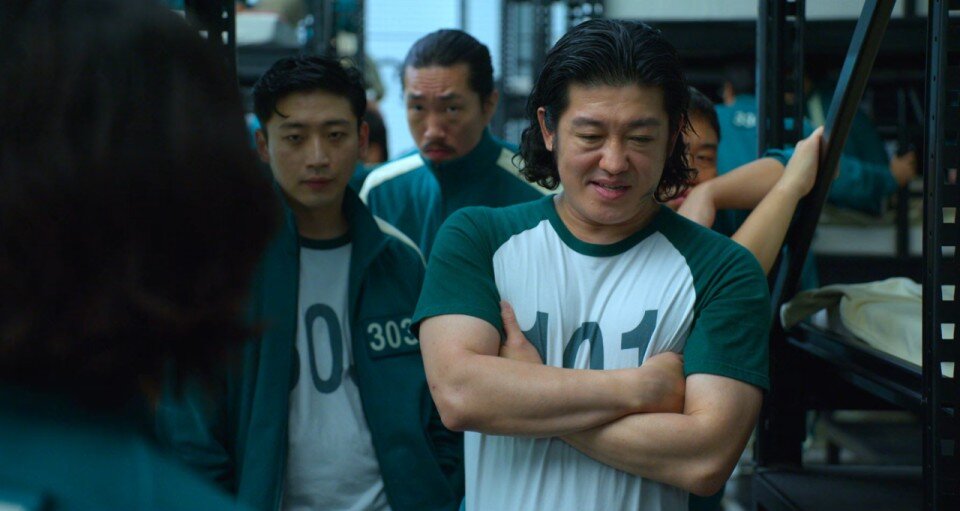 Кадр из сериала "Игра в кальмара".