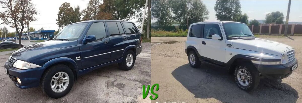 Оба автомобиля- рамные, конструкцтивно - родом из 90х. Двигатели и КПП -Мерседес.