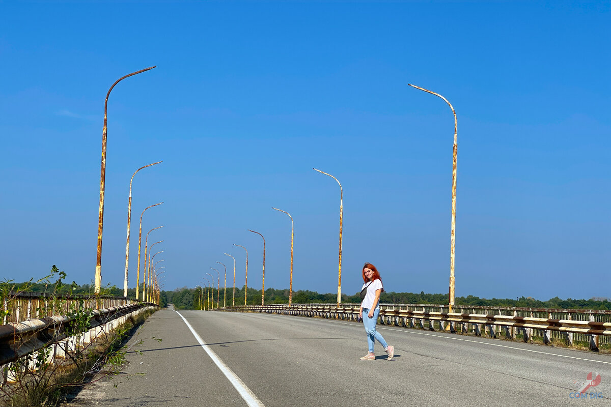 Мост через реку Припять. 