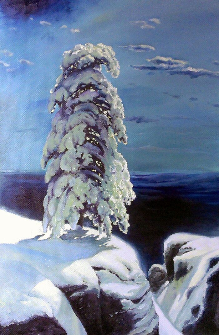 Картина "На севере диком" И. Шишкина