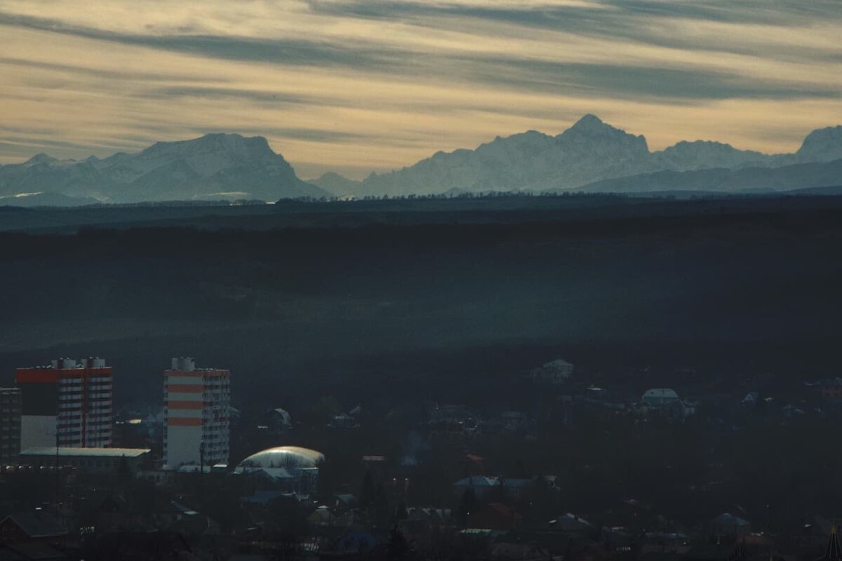 Кавказский хребет (ноябрь 2021 года)