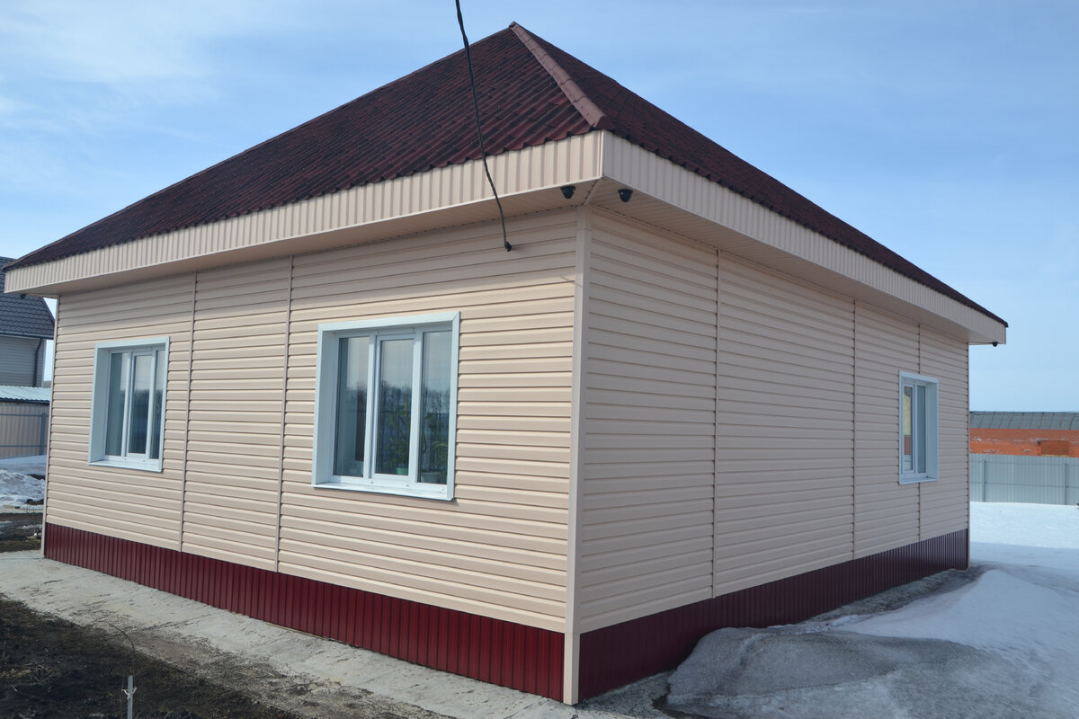 Наш уютный домик! Еще без брусчатки на отмостке. @ Горбунов Сергей