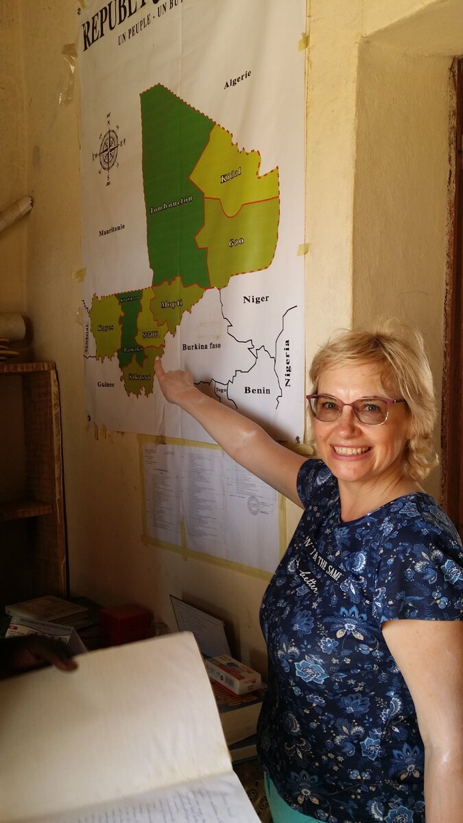  В школе. Страна догонов, Западная Африка, Мали, 29.05.2017