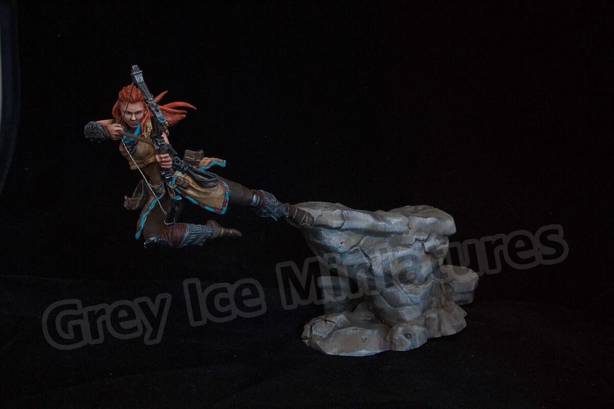 Фигурка Yufan Models 75mm Элой из Horizon | 3D печать, фигурки и модели:  Grey Ice Miniatures | Дзен