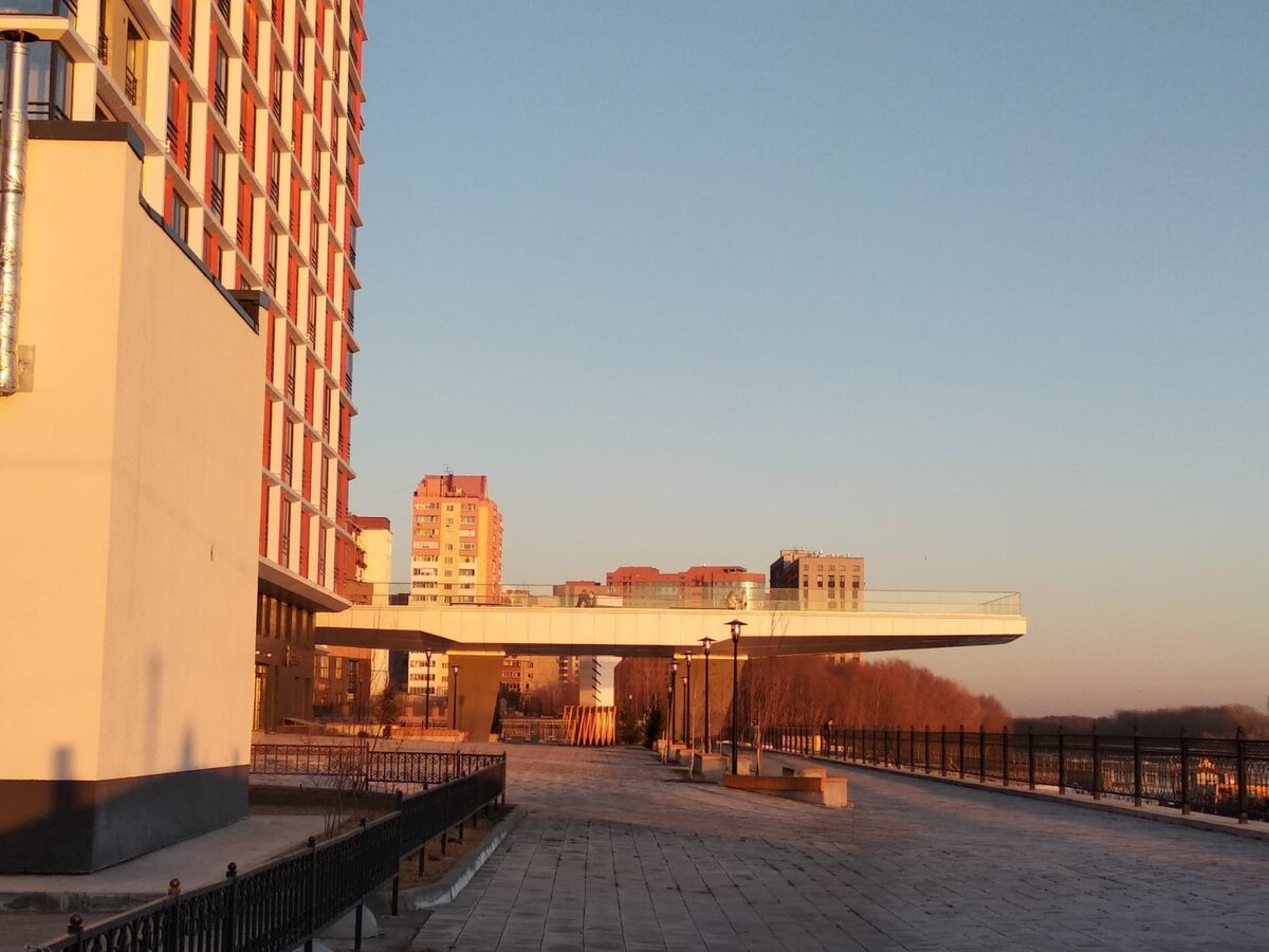 Парящий мост над Обью