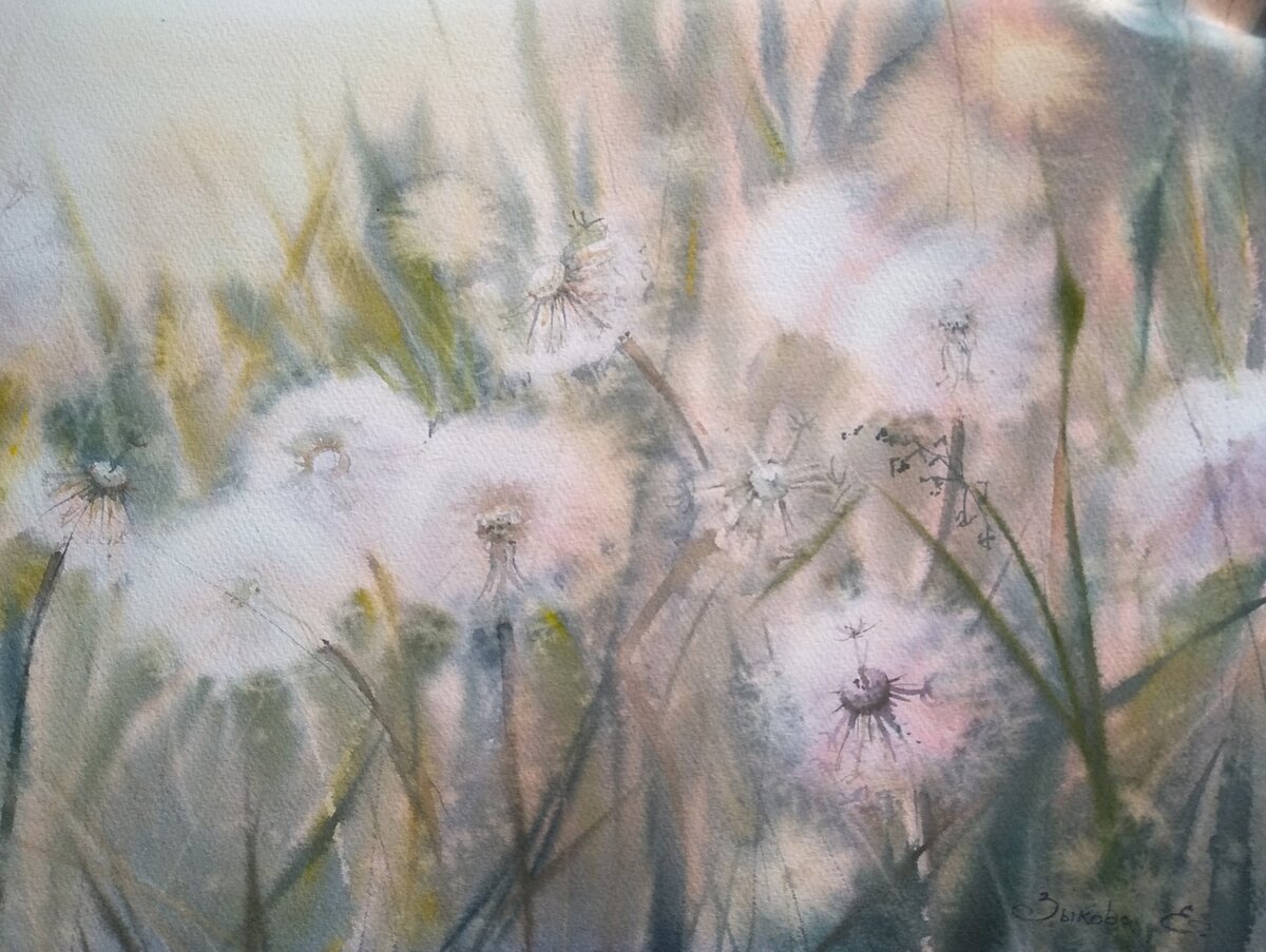                             Акварельная работа художника Елены Зыковой