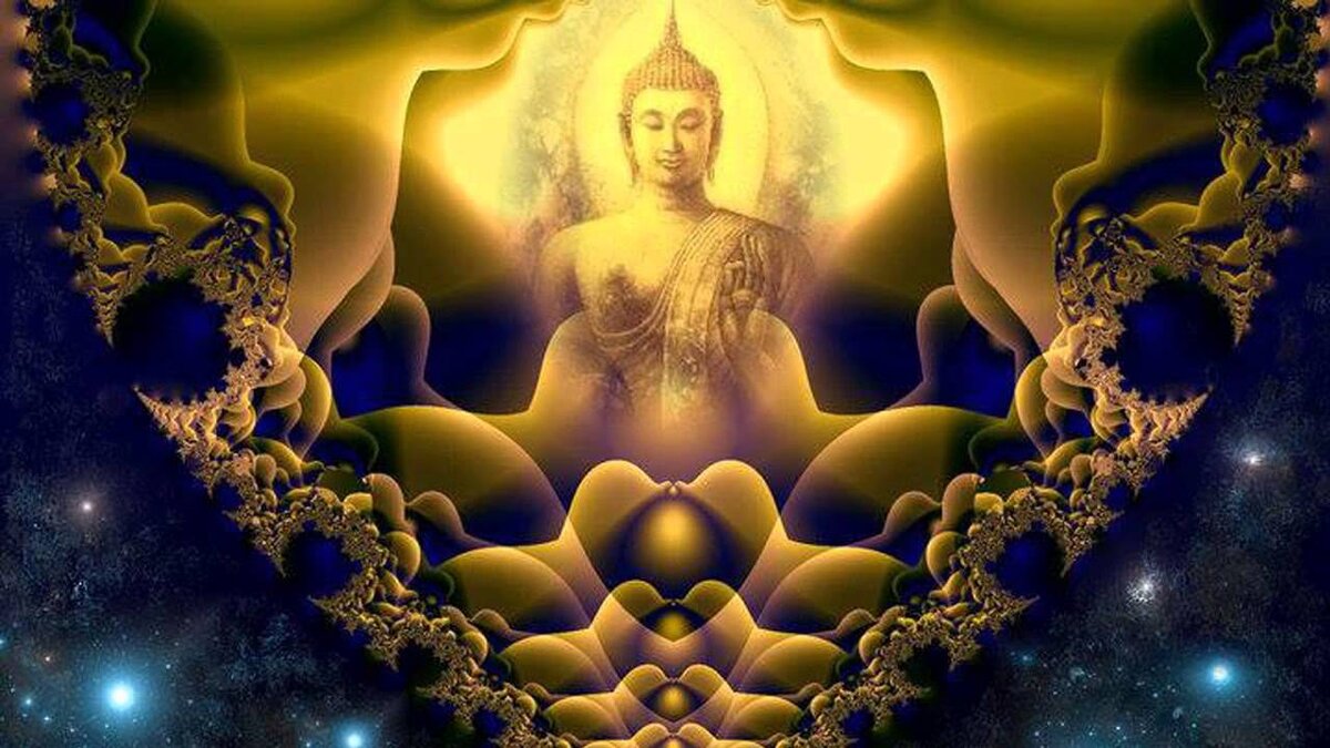 Исполненный ума. Будда Атман. Просветление Будды. Фрактал буддизм Будда. Будда Майтрейя.