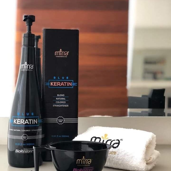 Blue keratin Mirra cosmeticos