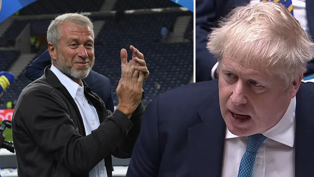 Роман Абрамович и Борис Джонсон