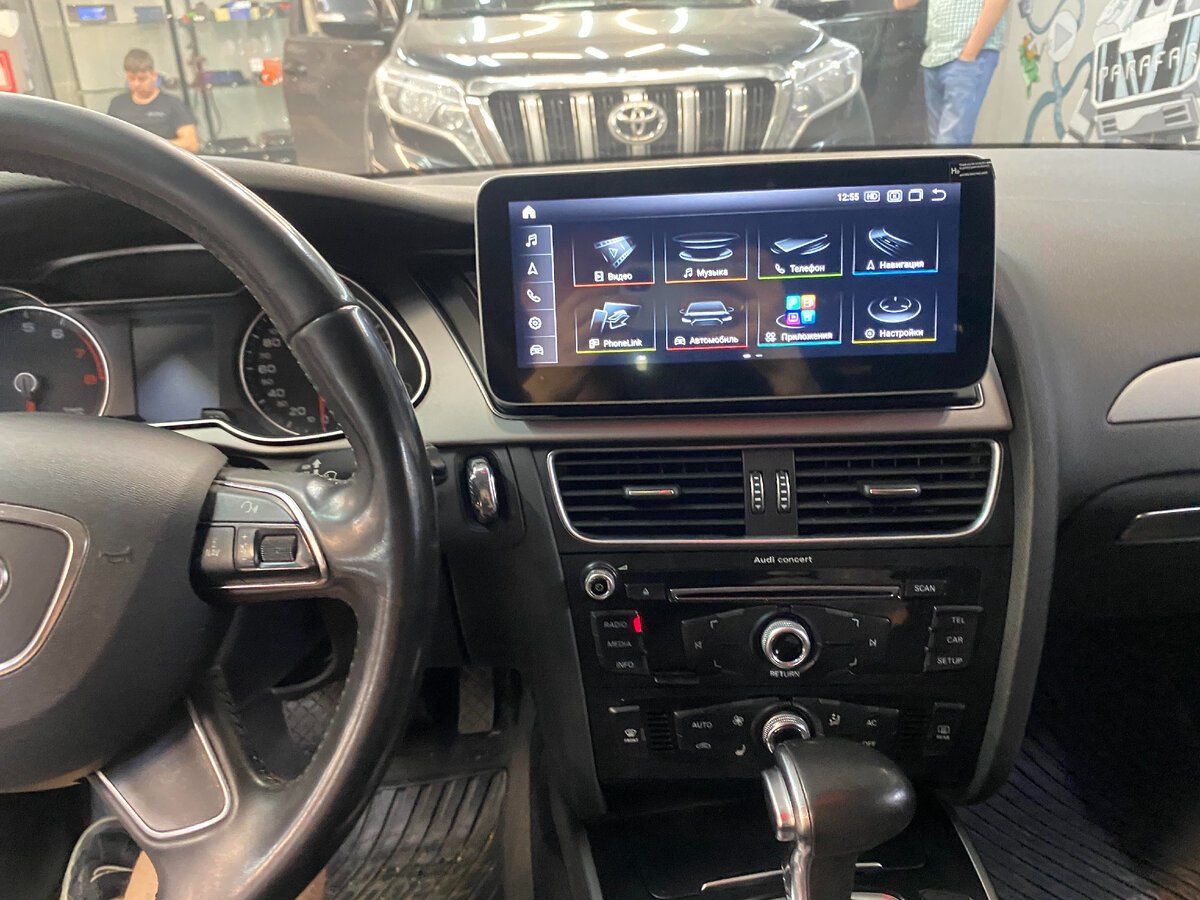 Установка магнитолы #Parafar на Audi A4 низкой комплектации на Android 11.0  #PF7938AHD и камеры заднего вида | Avtopositive.Ru | Дзен