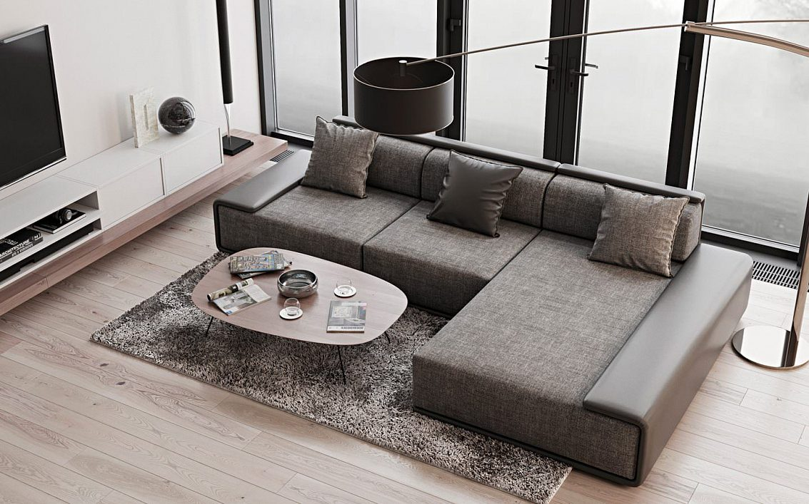 Трехмодульный угловой диван BRADLEY 19 