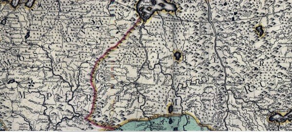 Где находится Тартария на карте Российской империи 1726 года?