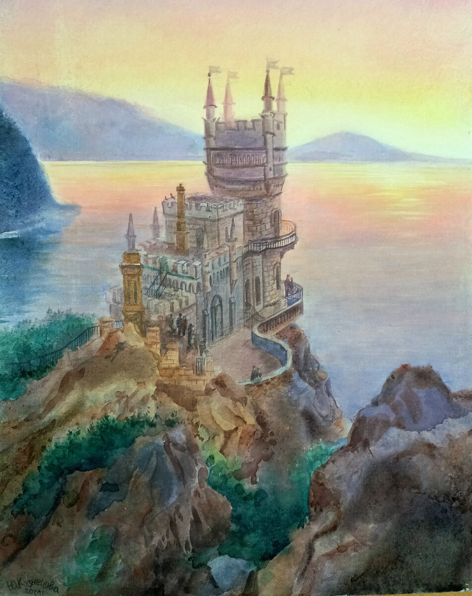 Акварель, холст для акварели фирмы "Малевичъ"