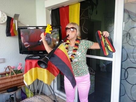 Германия стала 4-х кратным чемпионом мира по футболу. Мюнхен, 13.07.2014.