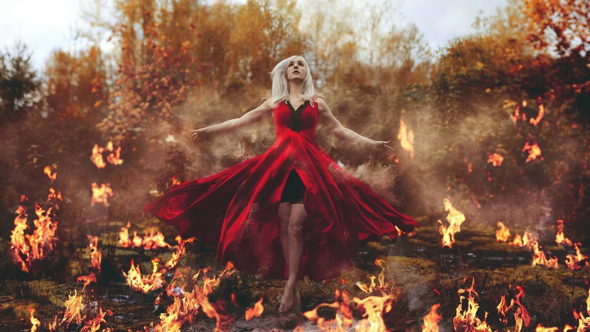 Фотосессия "Костры Самайна", автор Яна Айнсанова 